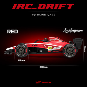 Voiture RC F1 électrique à l'échelle <span class=keywords><strong>1</strong></span>:14, voiture de course de Formule <span class=keywords><strong>1</strong></span> pour drifts à grande vitesse et cascades à 360 degrés - Product Image 5