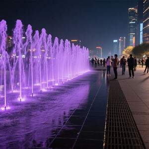 <span class=keywords><strong>Fontana</strong></span> Moderna da Esterno Fenlin con Luci LED per Stazioni Pubbliche, Giardini, Parchi e Laghi - Product Image 2