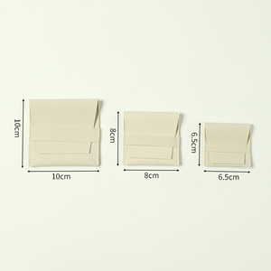 8x8cm Microfiber <b>Textile</b> <b>Packaging</b> Bag, Suede Jewelry Pouch with Custom Print Option, Small Envelope Gift Wrapping for Jewelry - Product Image 3