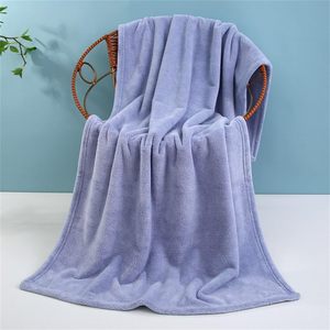 Ensemble de serviettes en polaire corail de haute qualité, écologiques, séchage rapide, microfibre, couleur unie, pour la maison, la plage et l'extérieur - Product Image 4