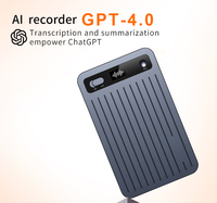 Grabadora de Voz Digital Inteligente Super Delgada con IA, Grabadora de Llamadas Magnética con Transcripción, Resumen, Mapas Mentales, Formato de Audio MP3/WAV