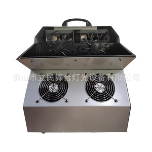 Máquina de Burbujas Plateada de Doble Rueda con Control Remoto para Espectáculos al Aire Libre - Product Image 1