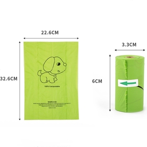 Wholesale Custom Biodegradable Dog Waste <b>Bags</b> <b>Compostable</b> Pet Doggie Poo Disposal Roll Dispenser Holder Strong Odor PLA Material - Product Image 3