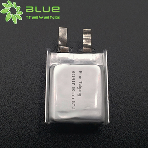 Lipo custodia 601417 cella bateria lipo batteria ricaricabile mini batteria 3.7v 80mah ioni li - Product Image 3