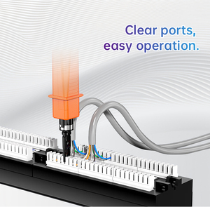 โรงงาน SIPU <span class=keywords><strong>ราคา</strong></span>ดีที่สุด แผงแพทช์พลาสติก <span class=keywords><strong>Cat6</strong></span>/Cat6a <span class=keywords><strong>24</strong></span> พอร์ต RJ45 รองรับบริการ OEM สำหรับตู้เซิร์ฟเวอร์เครือข่ายอุตสาหกรรม - Product Image 3