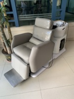 Chaise de barbier spa pédicure haut de gamme Meishi avec éclairage LED équipement spa pour ongles repose-pieds et bassin confortables