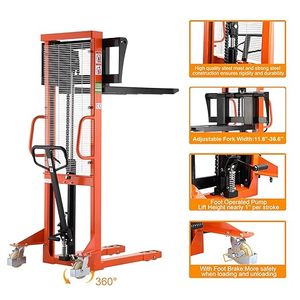 Apilador Eléctrico Contrapesado de 1.5 Toneladas de Capacidad, 2.5m de Altura de Elevación, Batería de Plomo-Ácido, Neumáticos de Poliuretano - Product Image 2