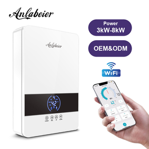 Calentador de Agua Eléctrico Instantáneo Anlabeier XD60 de 6kW, Pantalla Táctil, Vidrio Templado, IPX4 Impermeable, sin Tanque, para Ducha - Product Image 2