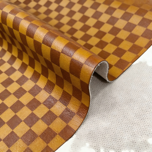 Tissu d'ameublement imprimé élastique, motif métallisé, cuir synthétique PU nacré, support tissé, épaisseur 0,9 mm, pour vêtements et sacs - Product Image 6