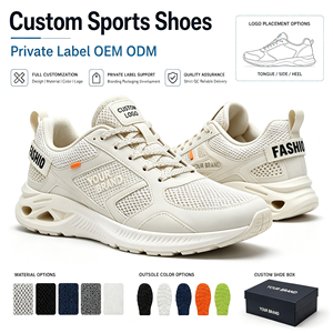 Zapatillas deportivas casuales de moda para hombre, transpirables, con diseño de malla, suela gruesa, blancas, novedad de verano 2026 - Product Image 1