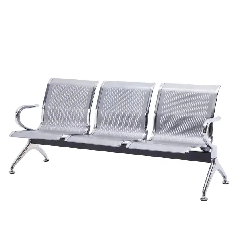 High Quality Stainless Steel Durable Airport Chair Accompanying Chair Hospital Waiting Chair for Sale