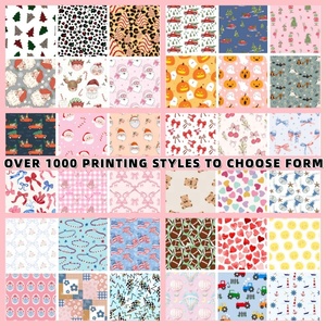 Piyama Anak Bahan Bambu Kasual Terbaru, Custom Print, Baju Tidur Anak Kasual 2 Pcs, Set Pakaian Lengan Panjang Celana Pjs, Pakaian Anak - Product Image 5