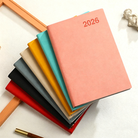 Agenda quotidien 2026 Myway avec couverture en cuir, en anglais, idéal pour la vente en gros aux marchés de détail, corporatifs et éducatifs