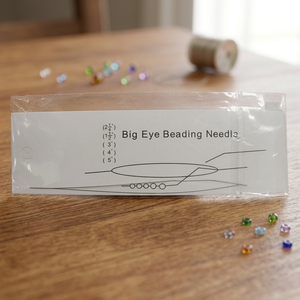 AA0188 Length Big eye <b>Beading</b> <b>Needle</b> | Big Eye <b>Beading</b> <b>Needle</b> 2 1/4 1 1/2 3 4 5 Inch Stainless Steel Durable Sewing Tool - Product Image 2