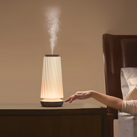 Diffuseur d'huiles essentielles certifié CE avec lumière USB et contrôle par application, sans eau, pour hôtels et foyers