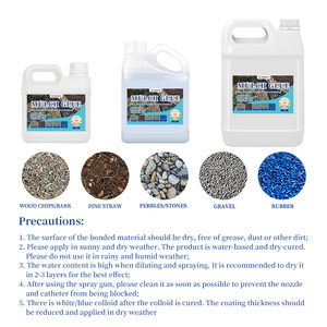 Bán buôn 55 gallon lockdow thanh Pebble cao su chất kết dính mạnh mẽ sỏi mulch đá keo - Product Image 5