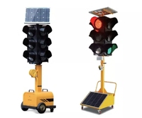 Feux de circulation solaires d'usine chinoise, panneau solaire, feux de circulation sans fil
