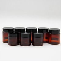 30ml 50ml 100ml 150ml Pot vide personnalisé en plastique PET pour crème contenants d'emballage cosmétique