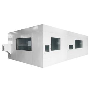 Ensamblaje de laboratorio de cultivo celular de bioseguridad, sistema modular, sala limpia, taller, ISO clase 6, sala limpia móvil con AHU, OEM, ODM - Product Image 5