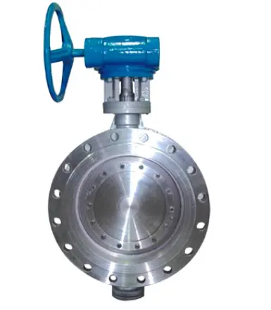 the sealing surfaces have compensation and zero leakage D343H-150LB API ANSI Flanged butterfly valve
