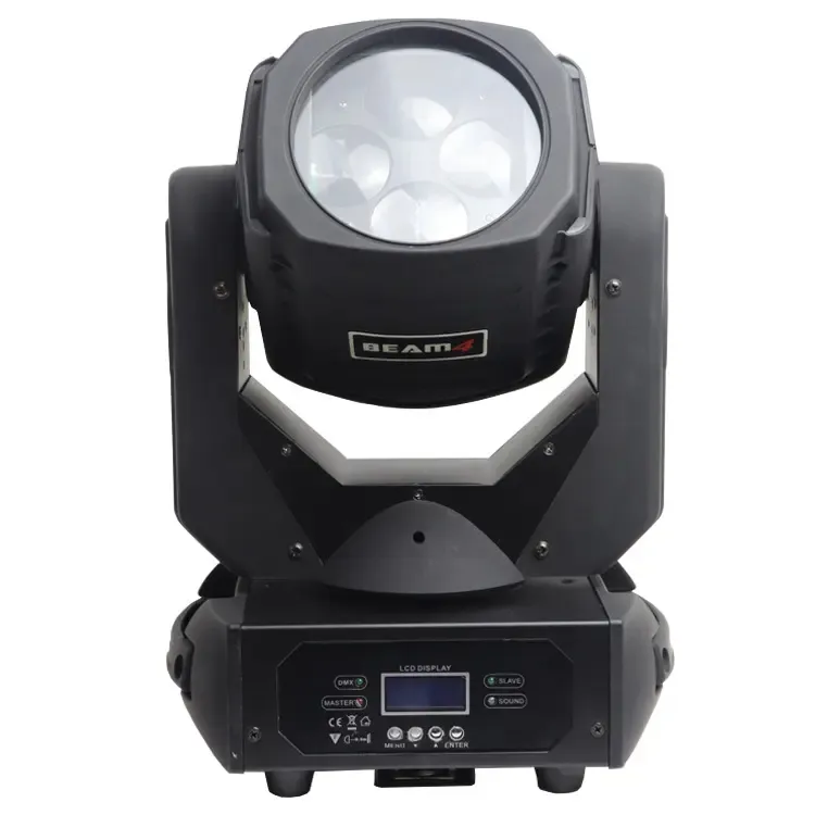 Dj Pro Lighting Đèn Pha Di Chuyển Led DMX Super Beam 4X25W Dành Cho Dj Disco Quán Bar Tiệc Tùng Tại Nhà Câu Lạc Bộ