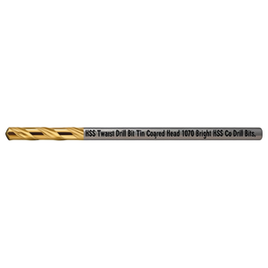 Foret hélicoïdal HSS avec tête revêtue de TiN 1070, forets HSS Co brillants - Product Image 2