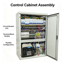 Boîtier de commande PLC personnalisé pour armoire industrielle, coffret de distribution électrique OEM, ensemble de commutateurs basse tension intelligents 100A
