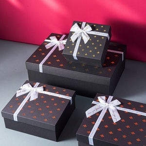 Bespoke Big <b>Black</b> Retail Products Gift <b>Box</b> Packaging with Magnetic Lid - Product Image 3