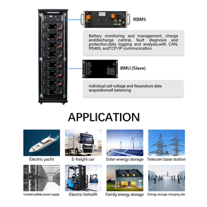 GCE BMS 256S 819V 250A lifepo4 NMC LTO-Batterie entwickelte Hochspannungs-Batterie-Energie speichers ysteme in BESS UPS Solarenergie - Product Image 5