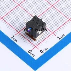 K6-6140S-06 Push Button Switch SMD-6P,6x6.8mm Switch ( With Indicator Light: Orange ) - Product Image 2
