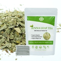 Té de Hierbas Adelgazante Premium GMP de Chinaherbs, Té de Hoja de Senna Puro y Natural, Quemador de Grasa para Adultos