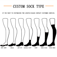 Chaussettes en jacquard 100 % coton de haute qualité, faible MOQ, logo personnalisé, chaussettes personnalisées