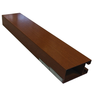 Service de coupe de revêtement en bois de clôture de jardin en alliage d'aluminium anti-corrosion de série 6000 <span class=keywords><strong>pour</strong></span> clôtures de portes de treillis de mur de limite de latte - Product Image 5