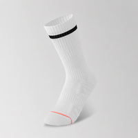 Chaussettes de course fines pour femmes, mi-mollet, respirantes, anti-odeurs, avec coussinets en tissu éponge, chaussettes de sport