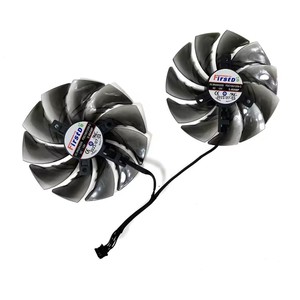 Ventilateur de refroidissement 95MM FDC10U12S9-C DC12V 0.45AMP 4Pin pour ASRock Radeon RX 6600 XT Challenger RX6600XT CLD <span class=keywords><strong>8GO</strong></span> RX6700 XT - Product Image 3