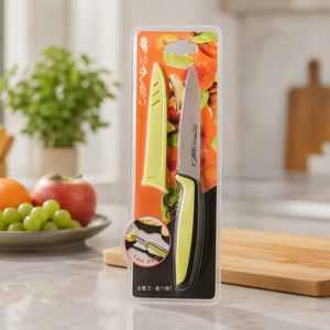Meilleur emballage blister personnalisé pour couteau à fruits - Haute transparence, PET recyclable, couvercle sécurisé pour couteau, utilisation en épicerie - Product Image 2