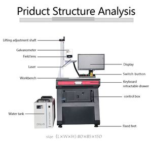 3W 5W 10W LANSU UV Laser Marking 355nm Laser <b>Engraving</b> <b>Machine</b> - Product Image 4