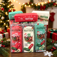 Kerstmis 2026 Crunchy Butter Bar Squishy Speelgoed, Langzaam Opkomende TPR Klei Blok Gevuld Fidget Speelgoed, Stress Verlichtend Knijp Speelgoed voor Kinderen