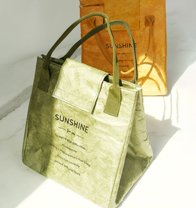 Bolsa de papel ecológica con asa larga Tyvek - Product Image 2