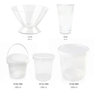Vasos de Plástico Transparentes para Postres y Ensaladas, Envases de Alimentos Desechables Ecológicos, Suministro OEM ODM - Product Image 2