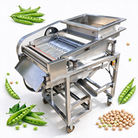 Commerciële verse erwten- en brede bonen schilmachine / schilmachine voor erwten