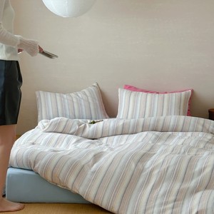 Ensemble <span class=keywords><strong>de</strong></span> housse <span class=keywords><strong>de</strong></span> <span class=keywords><strong>couette</strong></span> Jacquard 3 pièces Literie Housse <span class=keywords><strong>de</strong></span> <span class=keywords><strong>couette</strong></span> rayée <span class=keywords><strong>vintage</strong></span> avec 2 taies d'oreiller - Product Image 6