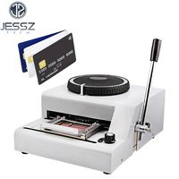 Machine à gaufrage manuelle pour cartes PVC avec codage Braille