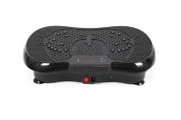 Appareil de fitness à usage domestique avec plaque vibrante verticale et fonction de bande lumineuse ambiante 5 couleurs