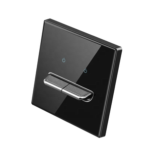 Langyeao 86 chuyển đổi tường chuyển đổi 13A 1/<span class=keywords><strong>2</strong></span>/3/4 gang 1/<span class=keywords><strong>2</strong></span> cách Tempered Glass chuyển Paddle nút bảng điều chỉnh LED ánh sáng không thấm nước max 16A - Product Image 2