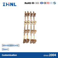 Accessoires pour prises électriques et contacts électriques, matériaux de contact, rallonge électrique, pièces en laiton estampées pour prise