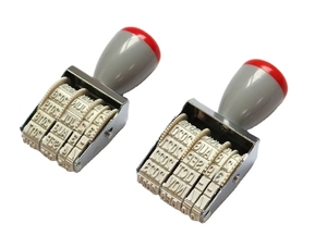 Df Nhựa Con Lăn Quay Bánh Xe Ngày Tem 4Mm Chiều Cao Có Thể Điều Chỉnh Năm Tháng Ngày Tiếng Anh Tây Ban Nha - Product Image 2