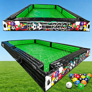 Table de football gonflable géante, billard, snookball, jeu de footpool, jeu de kick, pour extérieur, jardin, carnaval, fête d'adultes, amusement - Product Image 1