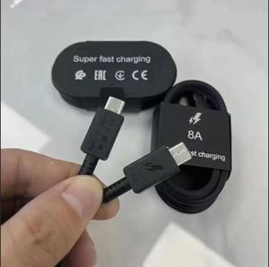 Câble de charge et de données USB-C vers USB-C 8A Super Rapide pour <span class=keywords><strong>Samsung</strong></span> <span class=keywords><strong>NOTE</strong></span> <span class=keywords><strong>22</strong></span> Galaxy S22 S23 S24Ultra Câble de charge double Type C - Product Image 4