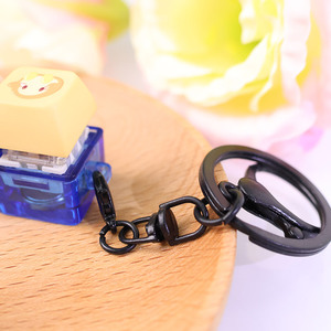 Biểu Tượng Tùy Chỉnh Anime Phong Cách Nhựa Keychain Bàn Phím Nút Keycaps Với Căng Thẳng Thiết Bị Chuyển Mạch Fidget Clicker Keyring - Product Image 4